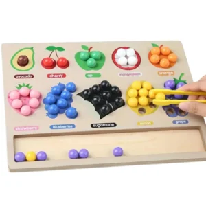 Frutas y colores montessori